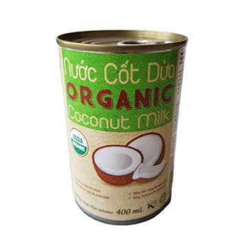 Кокосовое молоко VietCOCO Organic 400 мл Santreyd 28134 - Вид №1