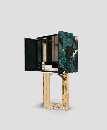 0-328 Пиксельный зеленый шкаф Boca Do Lobo  - Вид №17