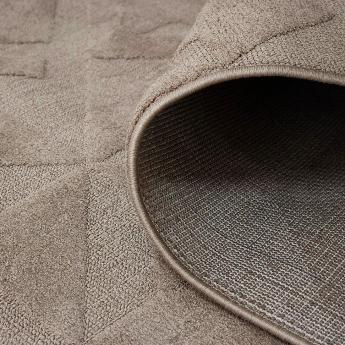 Прямоугольный однотонный ковер с рисунком Ademi Essential ARCH-00079627 - Вид №4