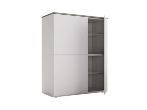 Запираемый офисный шкаф с распашными дверями