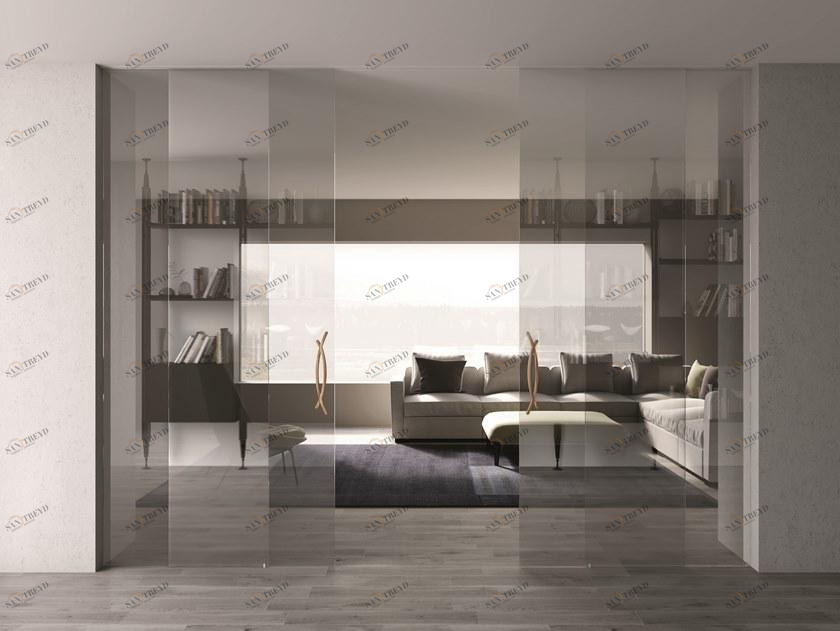 FOA Раздвижная стеклянная дверь с ручкой harmony Space sun-id-1477117