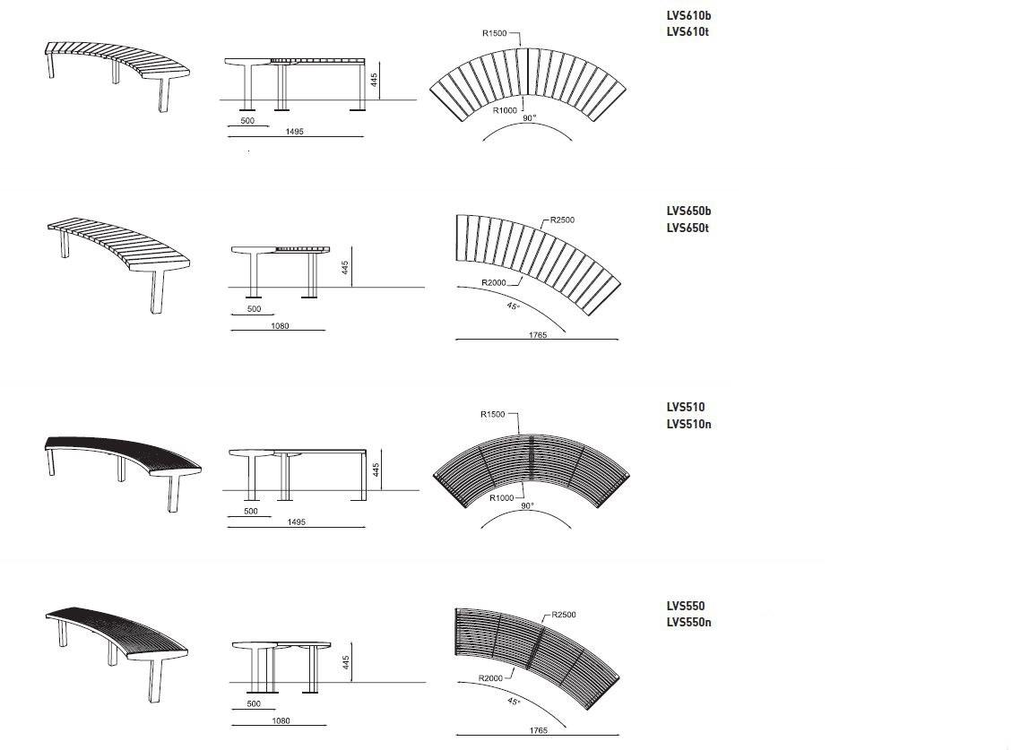 mmcité1 Модульная скамья sun-id-1377560 - Вид №7