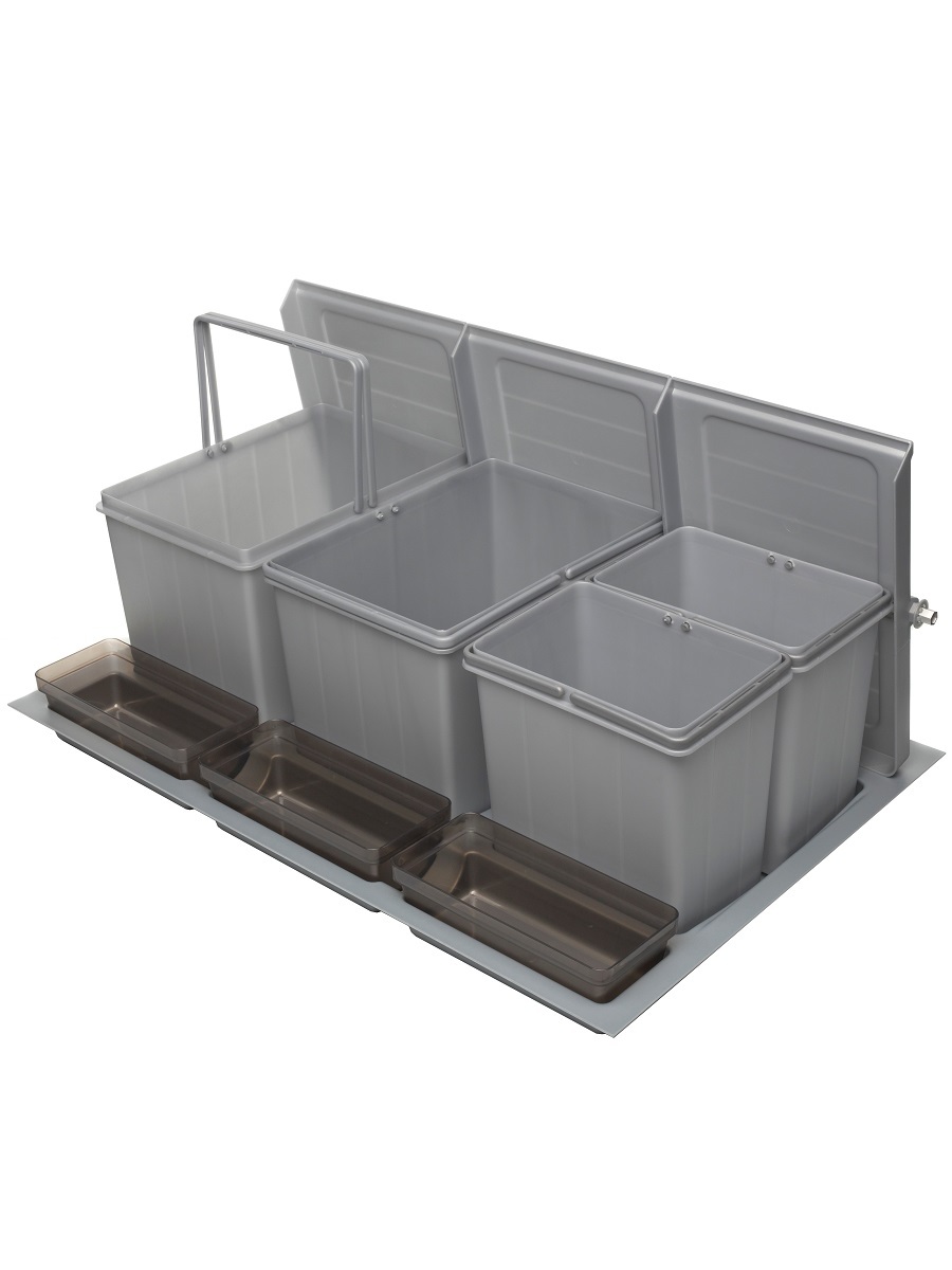 Система сортировки мусора Omega Top 800/36 Metallic Grey NAVAKO 10124 - Вид №1