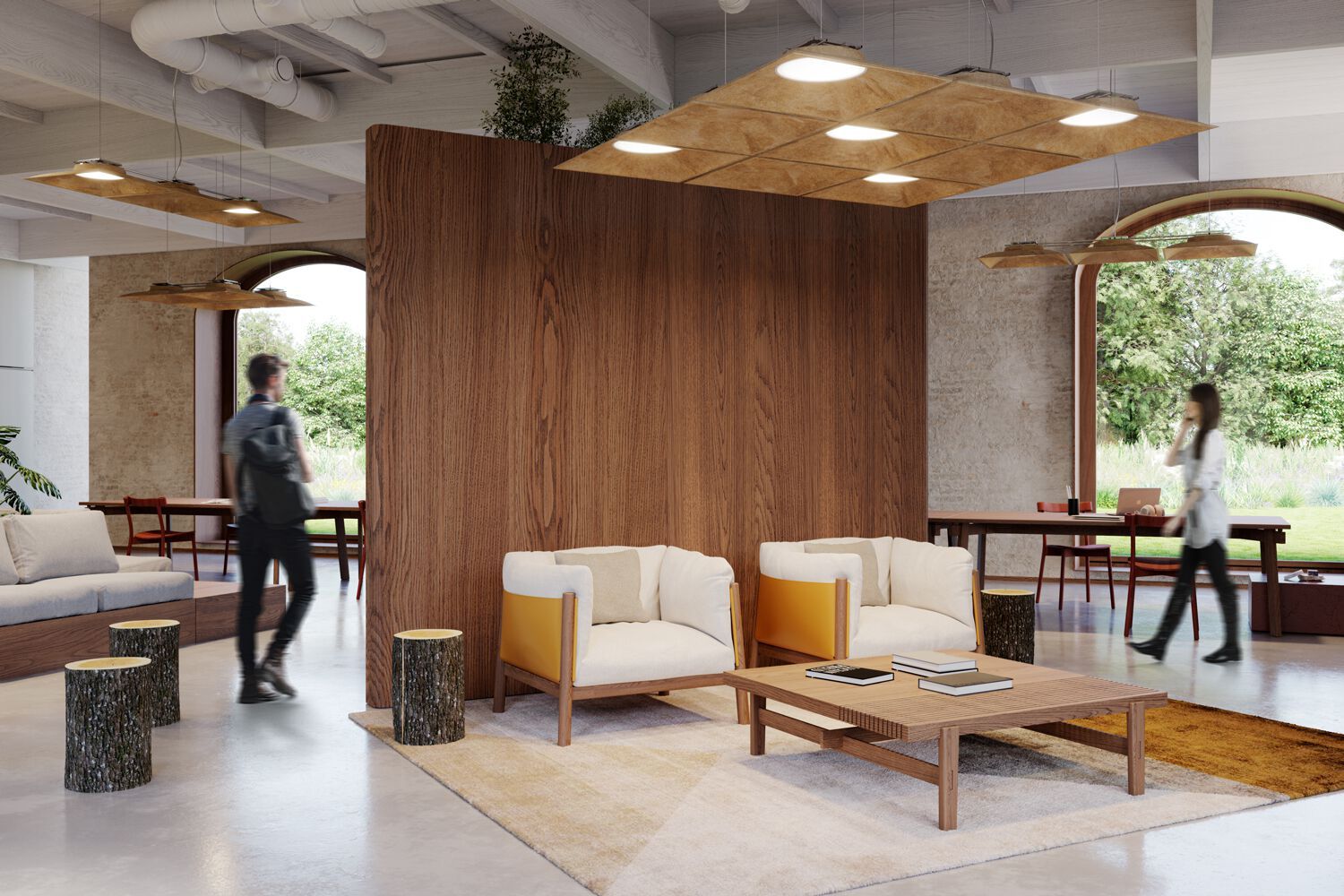 Льняная светодиодная подвесная лампа iGuzzini Light Shed ARCH-00039719 - Вид №1