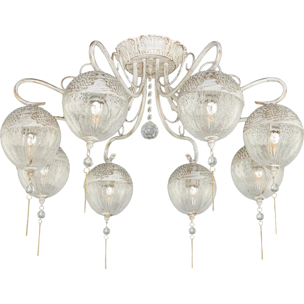 Люстра «Grace» 655/8PL 8хЕ14х40 Вт цвет белый/золотой Escada STLM-2040595