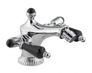 98004LCSWNECR Смеситель The One для биде. Черные кристаллы Swarovski, цвет хром