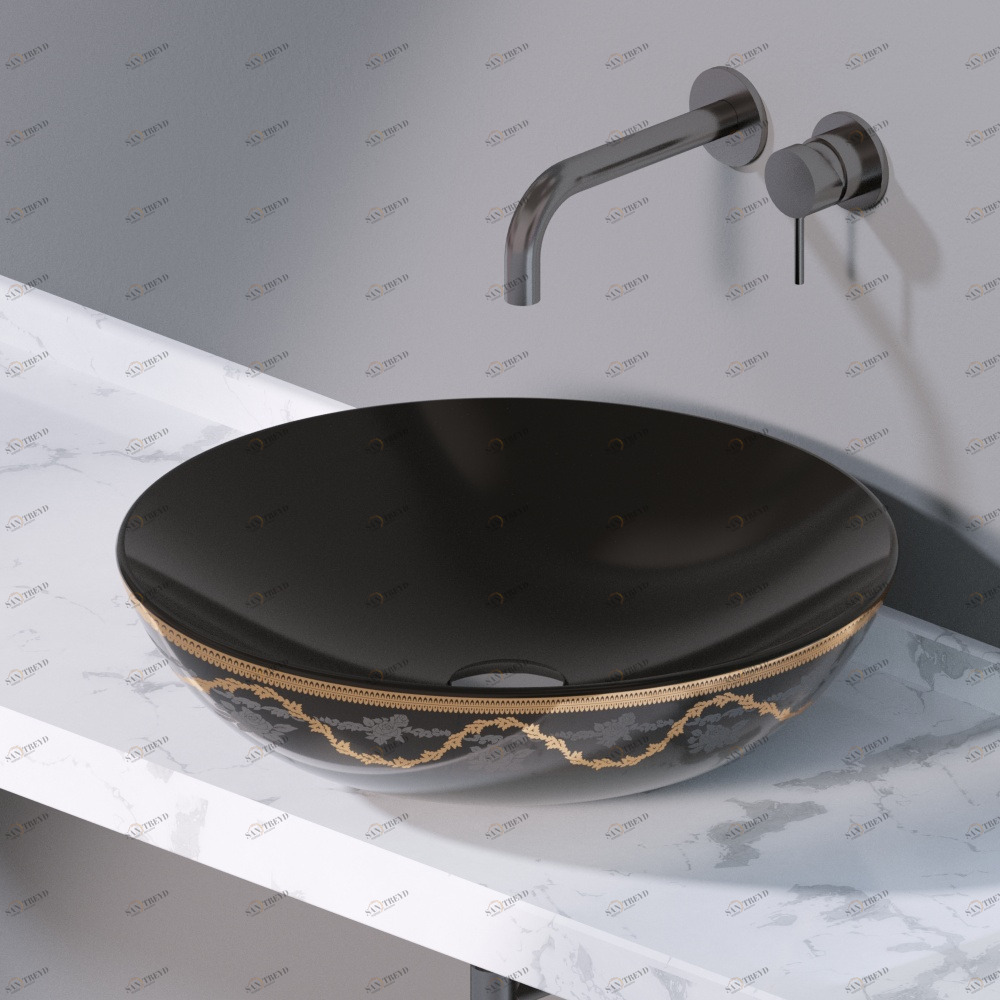 L241470G Накладная раковина на столешницу  круглая A. e T. Italia THIN AeT ITALIA