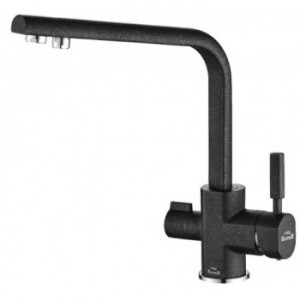 Steel Hammer SH 909 Black CR Смеситель для кухни Zorg