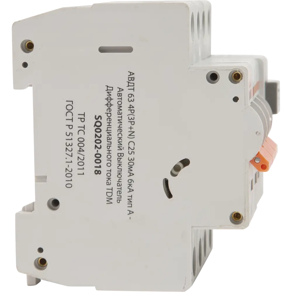 Дифференциальный автомат TDM Electric АВДТ63 3Р N - защита от токов утечки 30 мА 84399460 STLM-1103909 - Вид №3