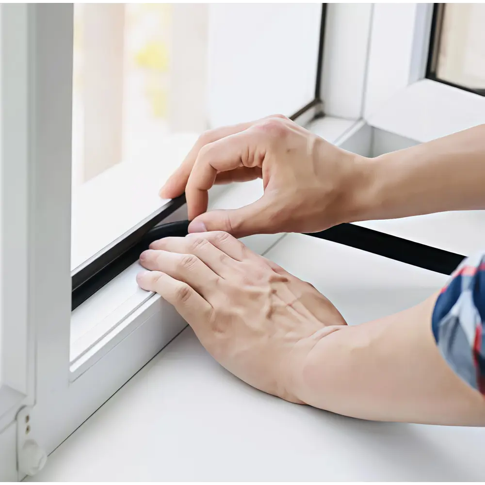 Уплотнитель EPDM для окон и дверей самоклеящийся MONLID E-профиль 6 м цвет черный STLM-2094351 - Вид №5