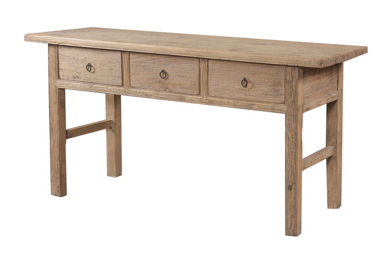 FUBR056 Винтажная консоль из вяза ijlbrown  - Вид №1