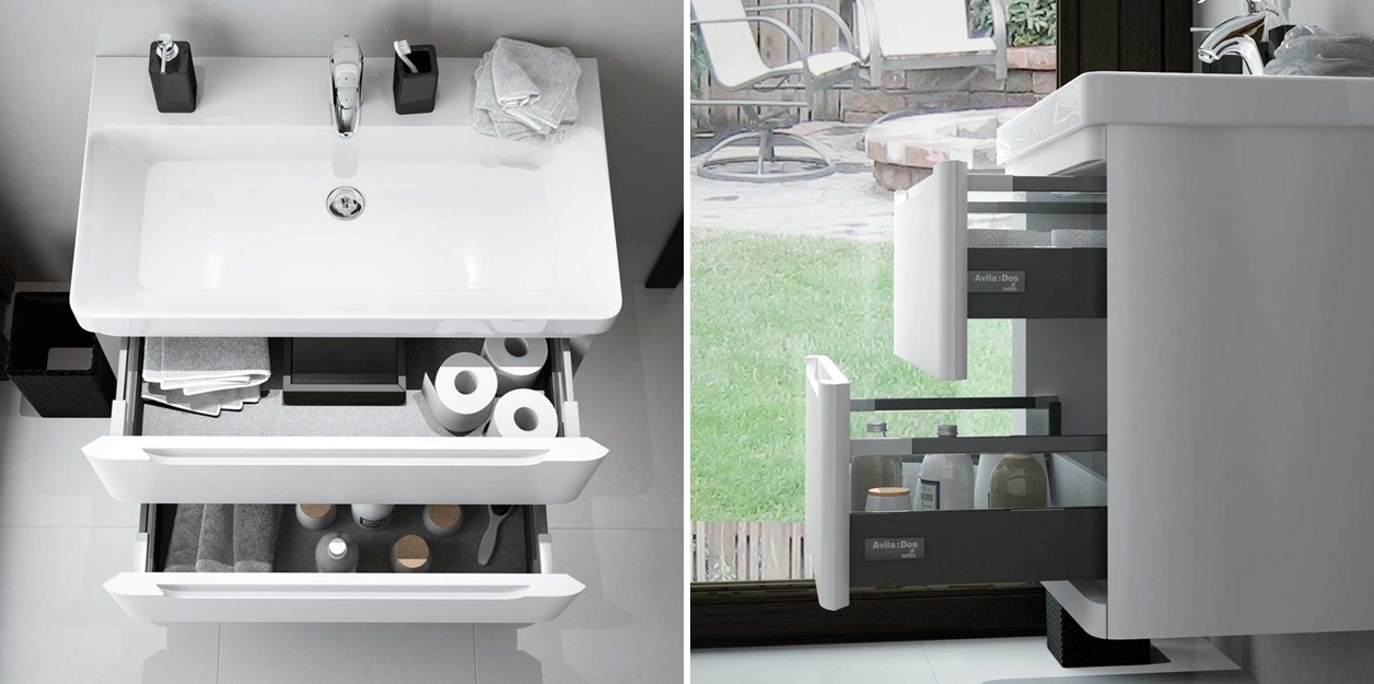 Avila Dos Тумба с раковиной LOOP 105 Color 70 Trendy LOOP TRENDY 2706210N70 - Вид №2