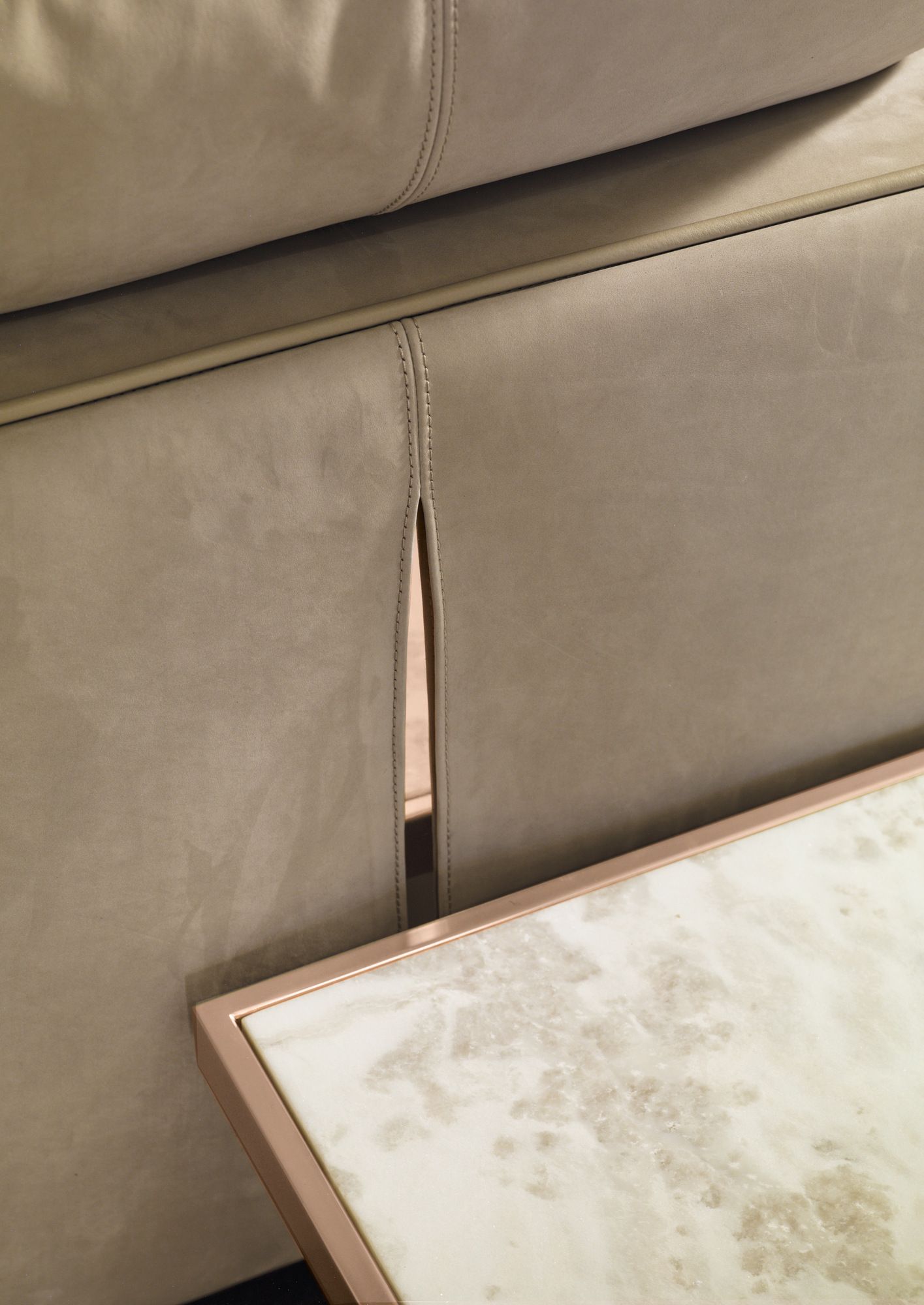 Модульный кожаный диван с полуостровом Longhi Loveluxe 2018-Illusion collection ARCH-00066542 - Вид №14