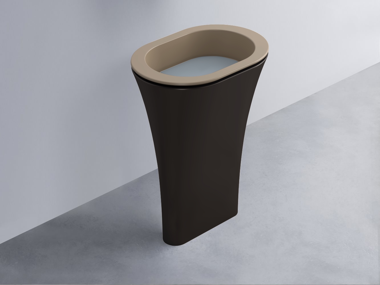 AMLA65-AN+AMPILO-BR+AMCOLO-LV Раковина Amedeo Ovale отдельностоящая cielo Enjoy + Amedeo Ceramica Cielo