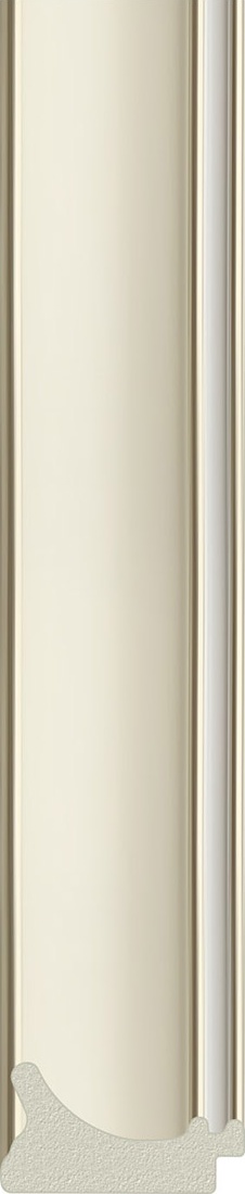 BY 7619 Зеркало в багетной раме - белый с серебром 60 mm EVOFORM Definite - Вид №3