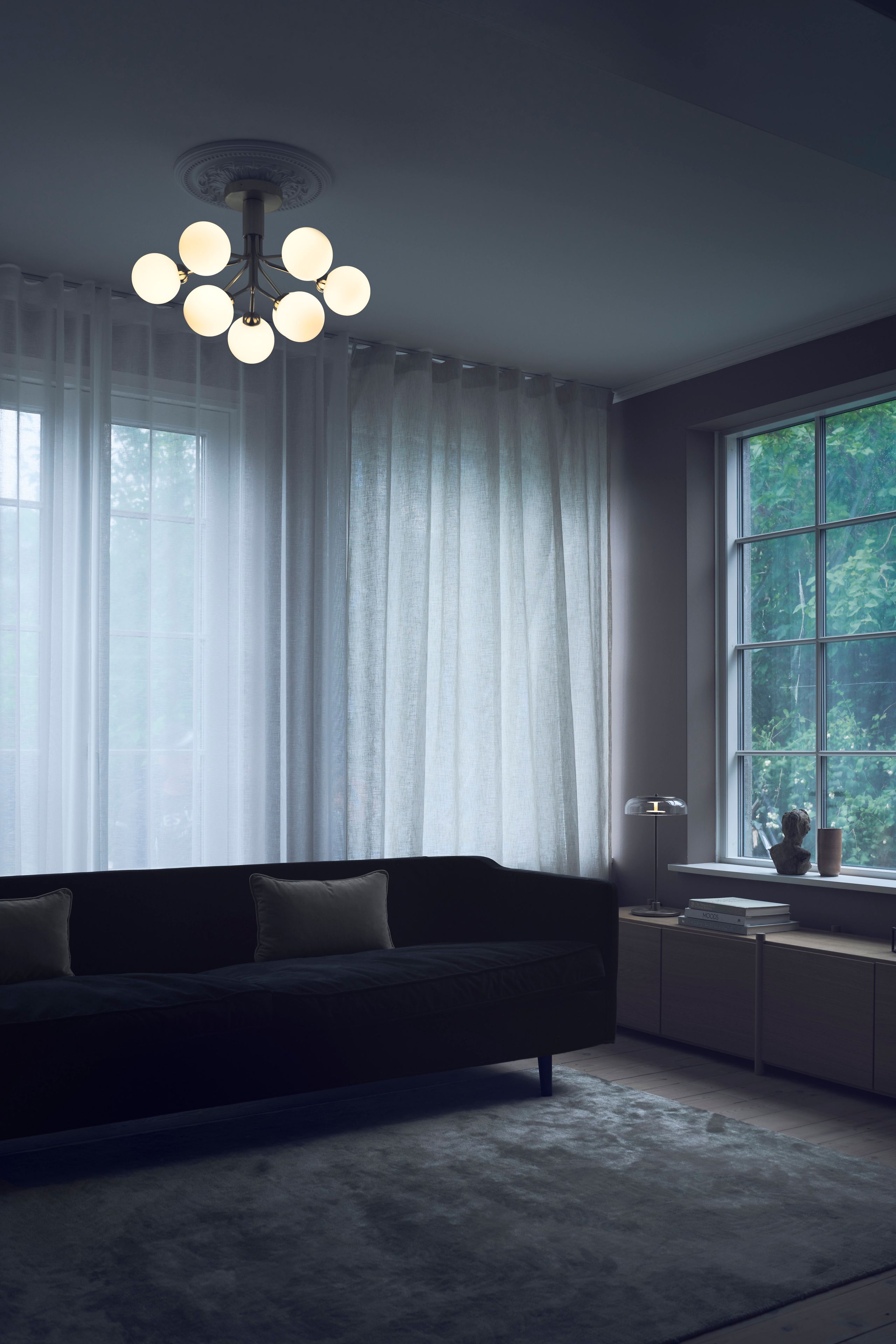 Потолочный светильник из дутого стекла Nuura Apiales ARCH-00119667 - Вид №8