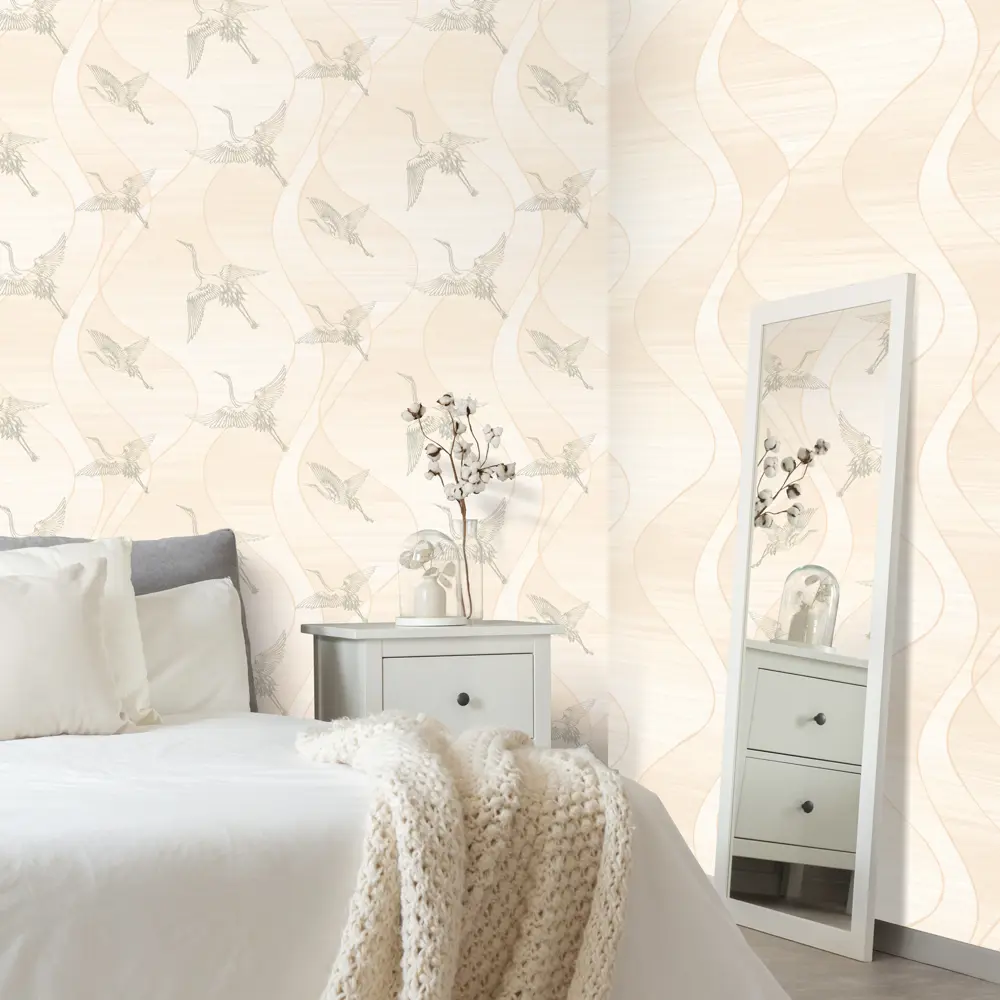 Обои флизелиновые Monte Solaro Opulence бежевые 1.06 м MS9092-01 88477264 STLM-2015367 - Вид №3