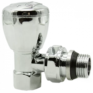 HLV-107007Cr№.02 Радиаторный вентиль HLV хромированный 107007CR