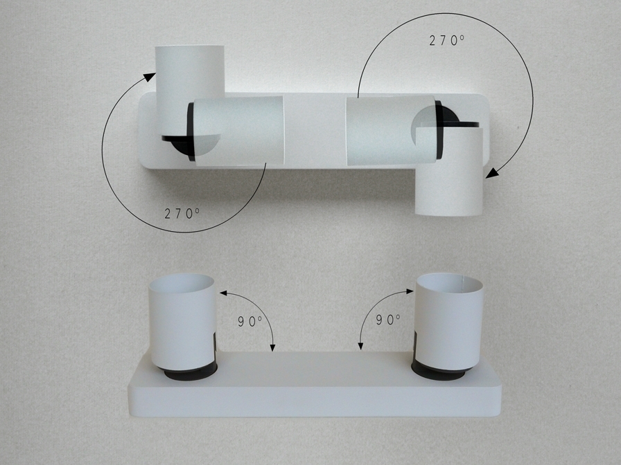 088268 Планка 2 софита белый Schuller Turn