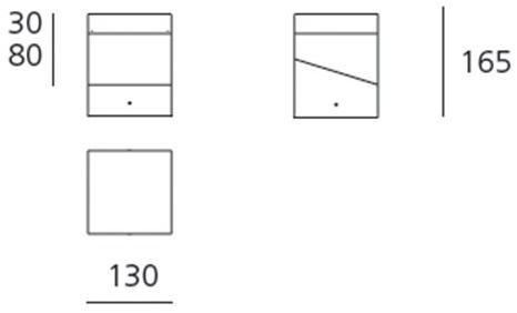 Artemide Светодиодный уличный настенный светильник Tetragono sun-id-1425376 - Вид №4