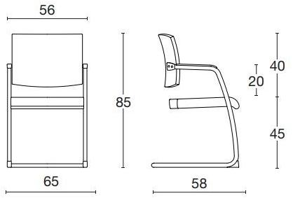 Diemme Консольное кожаное кресло с подлокотниками для залов ожидания Venus sun-id-1470634 - Вид №5
