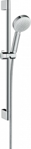 26655400 Crometta 100 Душевой набор 1jet EcoSmart 9 л / мин со штангой 65 см Hansgrohe
