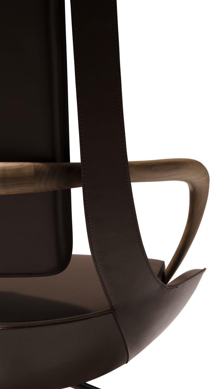 Giorgetti Офисное кресло руководителя с 5 спицами на колесиках sun-id-1503472 - Вид №1