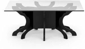 ALBEDO Низкий квадратный журнальный столик из березы Tale