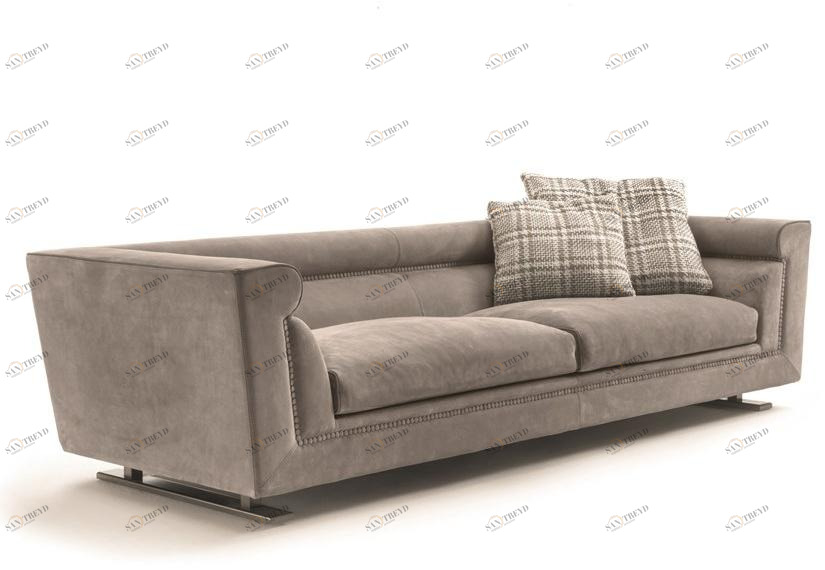 Longhi 3-х местный кожаный диван Loveluxe 2017 – essence collection W 572