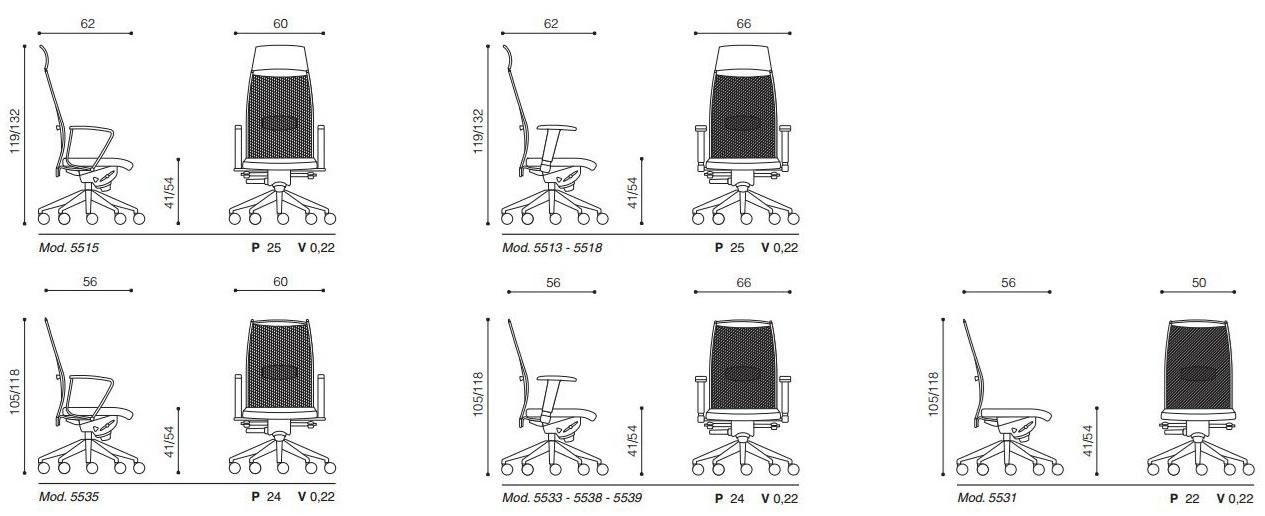 Ares Line Кресло исполнительное на 5 спиц с высокой спинкой Link family sun-id-1463322 - Вид №5