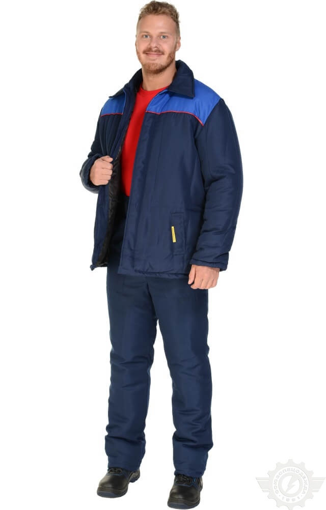 62253 Костюм "Дон" синий  Зимняя спецодежда  размер 64-66/170-176  - Вид №8