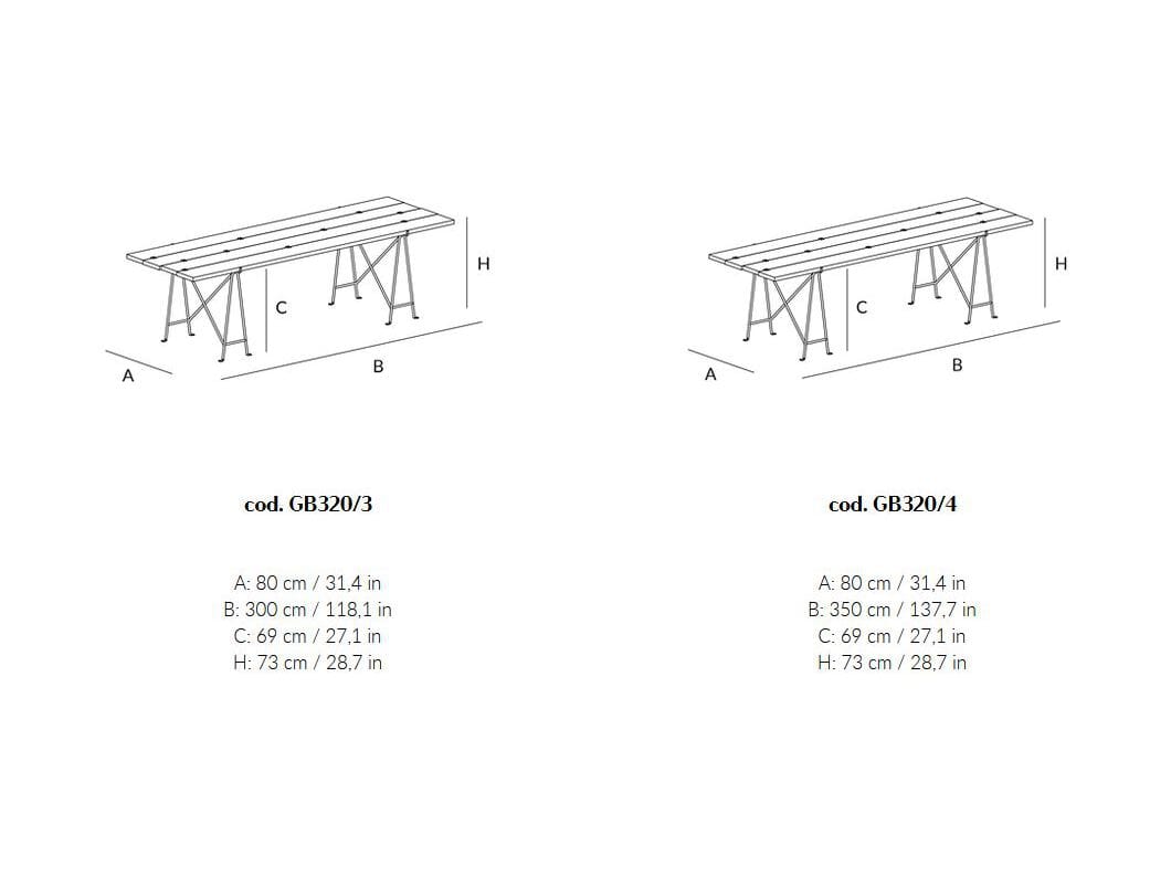 Прямоугольный обеденный стол из массива дерева Lando HAUTE COUTURE ARCH-00036359 - Вид №3