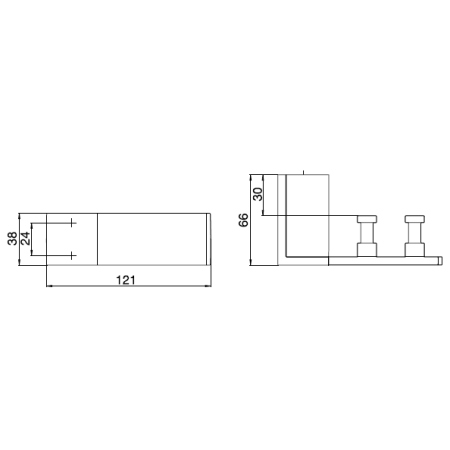 1774 001 02 Вешалка/крючок Emco Liaison Santreyd - Вид №1