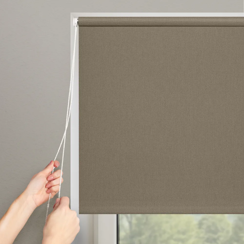 INSPIRE Screen — рулонная штора серо-бежевая 140×230 см 84178258 STLM-0046946 - Вид №12