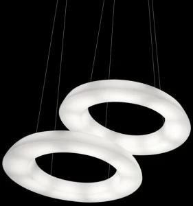 Martinelli Luce Светодиодный подвесной светильник из полиэтилена с диммером Circular pol 2057/j