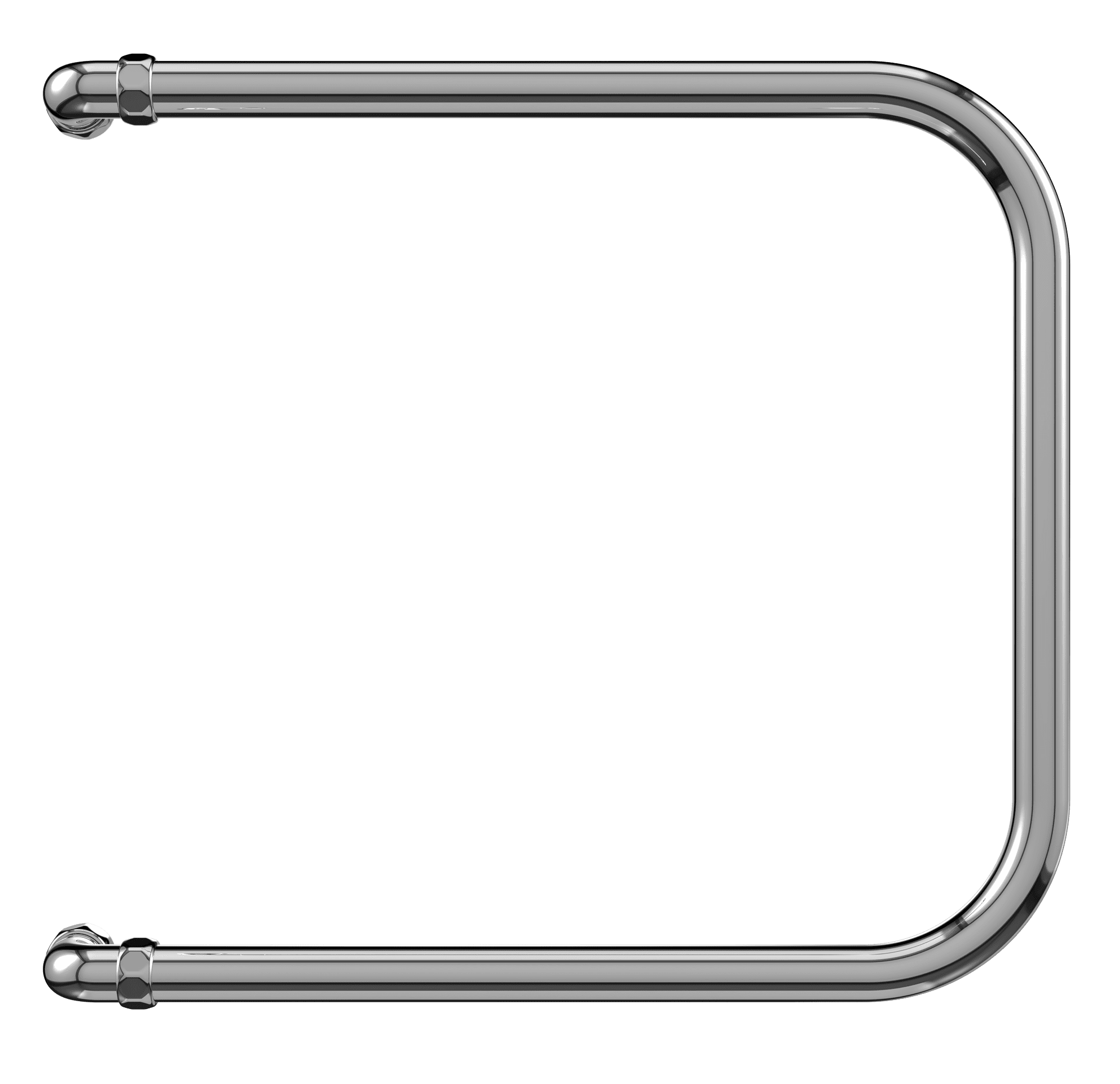 4620768888205 ЭКОНОМ Эконом П-обр AISI 32х2 320х400 Полотенцесушитель TERMINUS Нержавеющая сталь - Вид №1