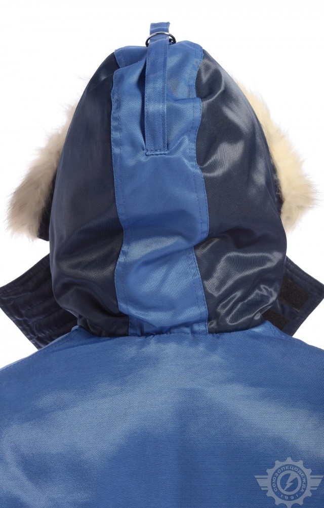 64875 Костюм "Вихрь" зимний василек-синий с СВП  Зимняя спецодежда  размер 60-62/182-188  - Вид №14
