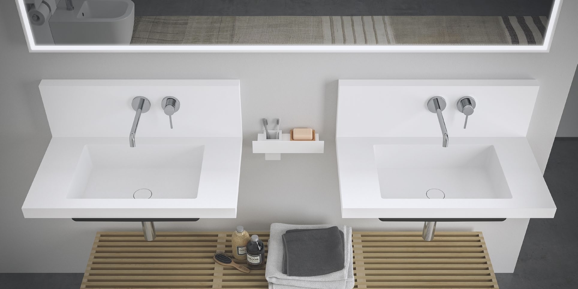 Moma Design Зеркало настенное с подсветкой 1800х700 Mirr Led MIRRLED18070 - Вид №1