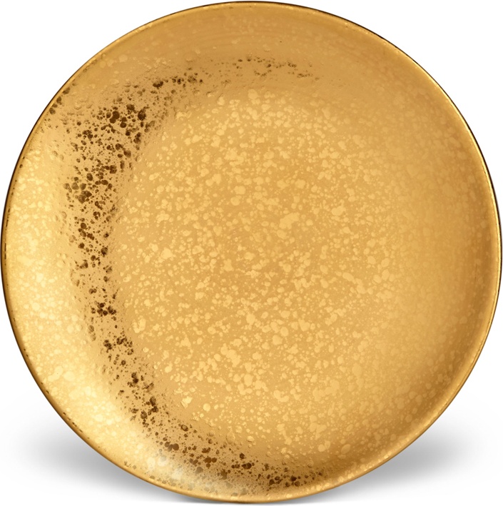 10583628 L’Objet Тарелка десертная 20см "Алхимия золотая" Фарфор 