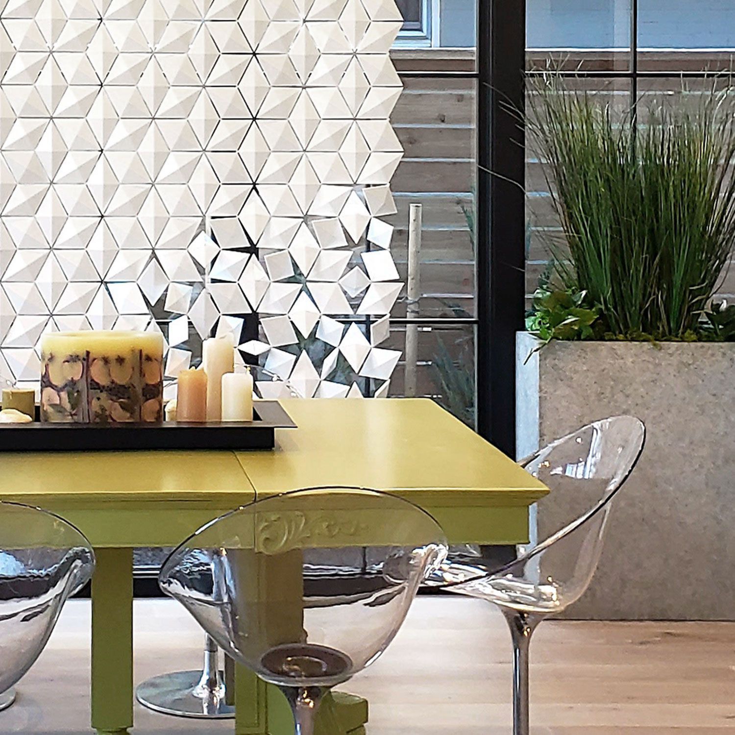 Подвесная перегородка bloomming FACET 204x226cm bianco ARCH-00034259 - Вид №1