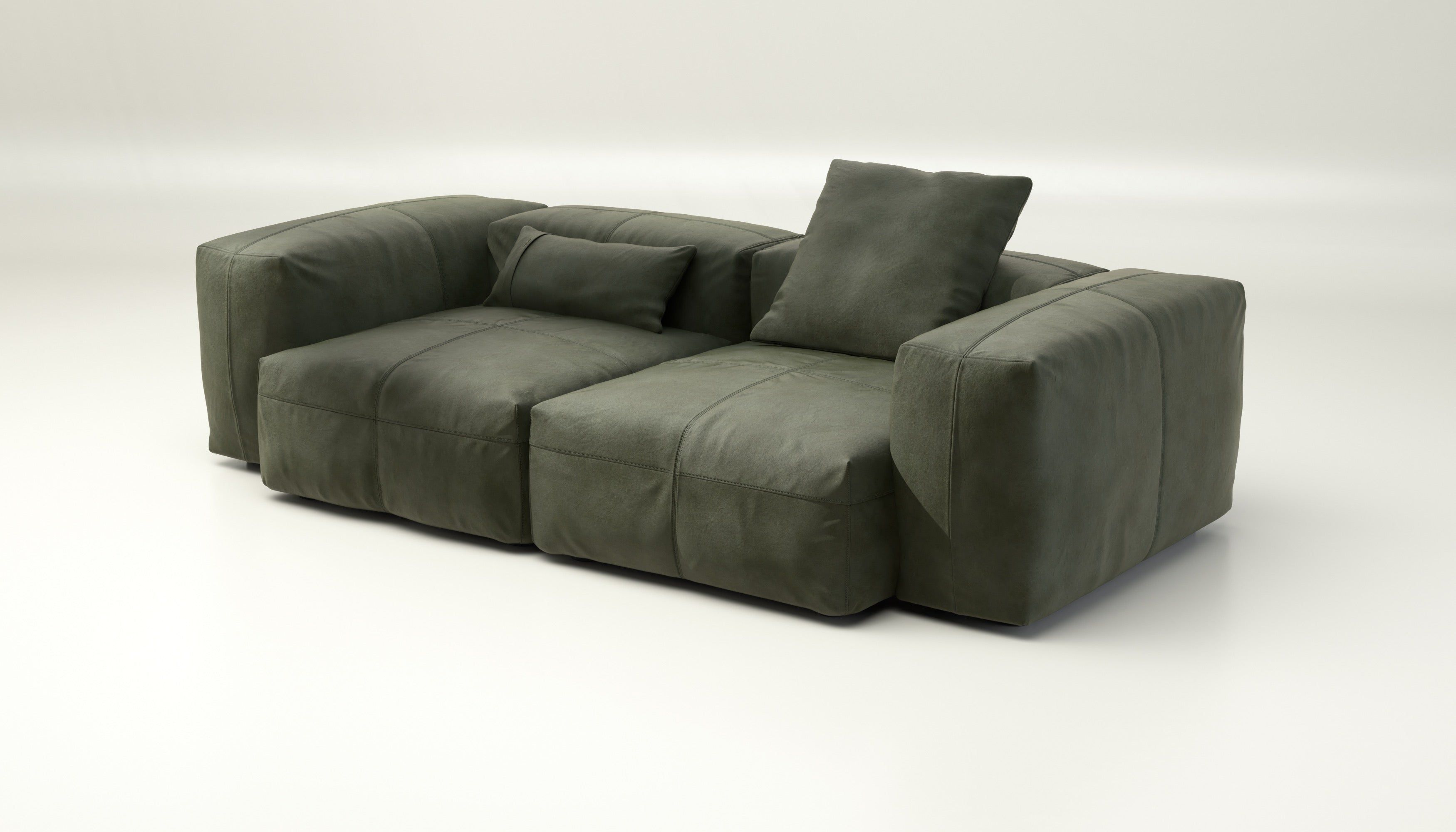 Кожаный модульный диван vetsak Leather ARCH-00007385 - Вид №2