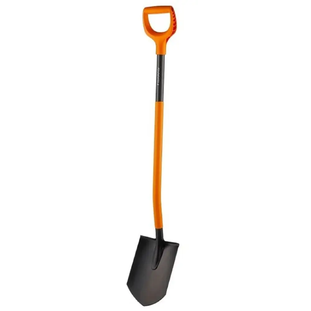 Лопата штыковая Solid Plus 121 см сталь с черенком FISKARS STLM-2069329 - Вид №2