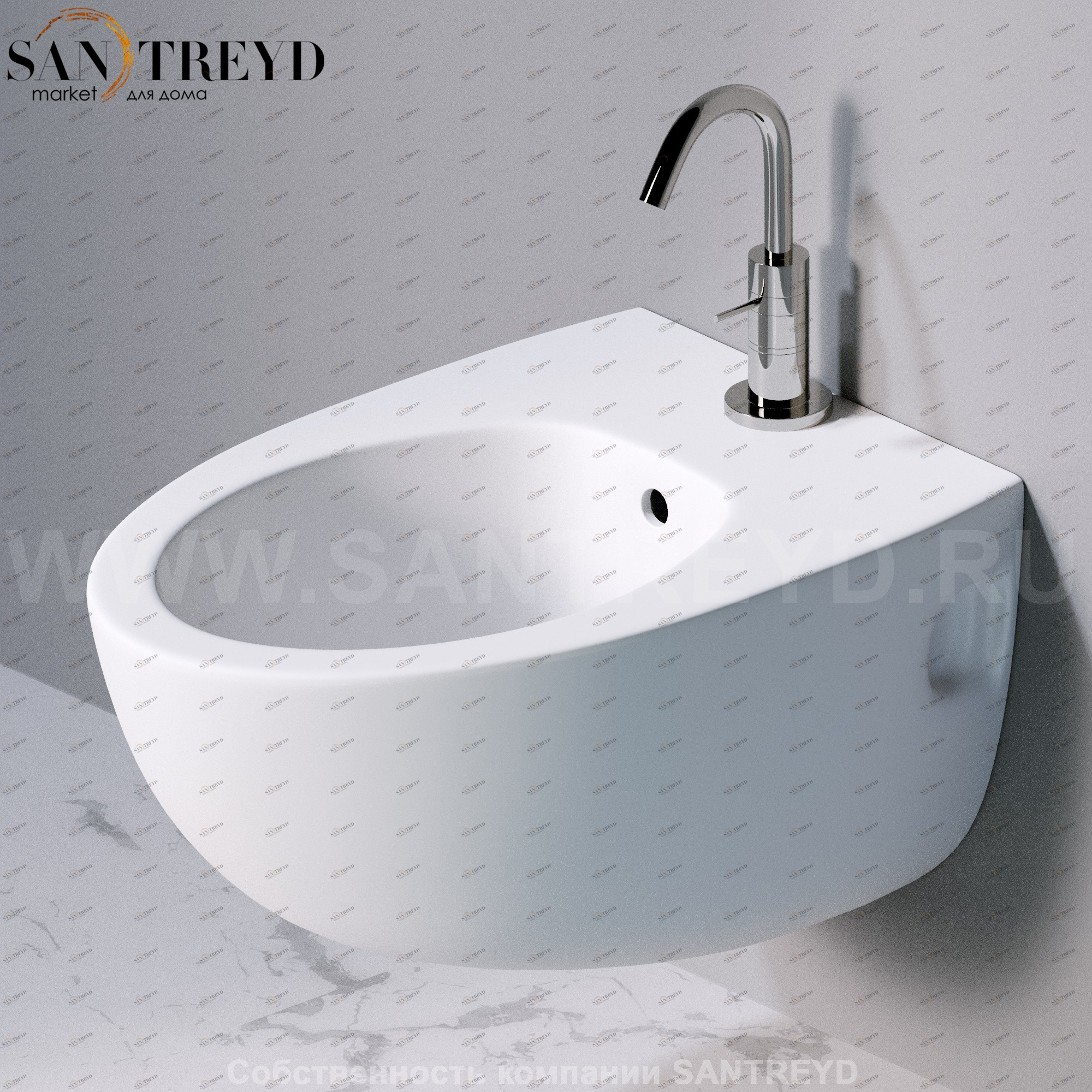 S512.101 Биде подвесное OVAL A. e T. Italia AeT ITALIA