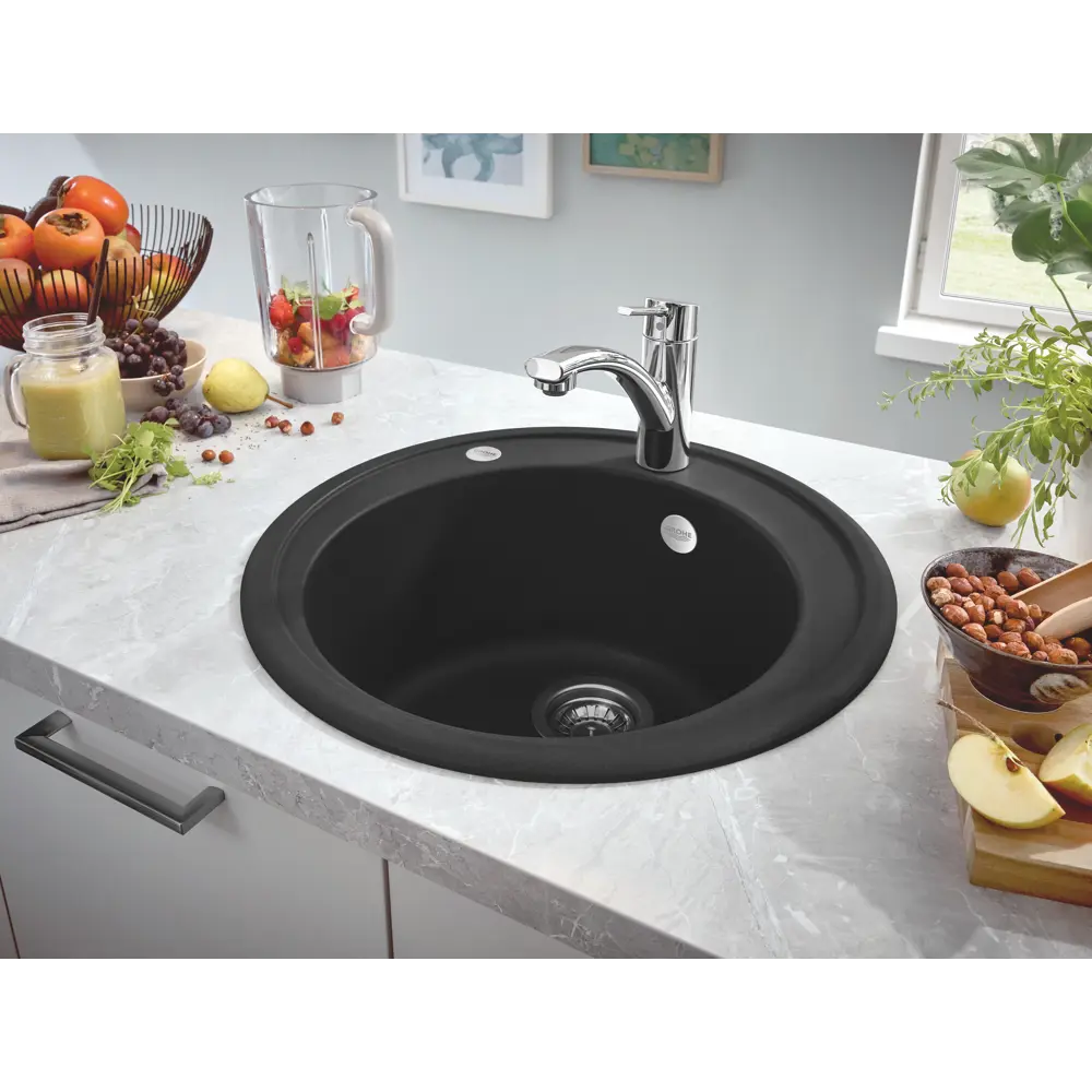 Смеситель для мойки GROHE Swift New с низким изливом, латунь, цвет серебристый 82041415 STLM-2061147 - Вид №7