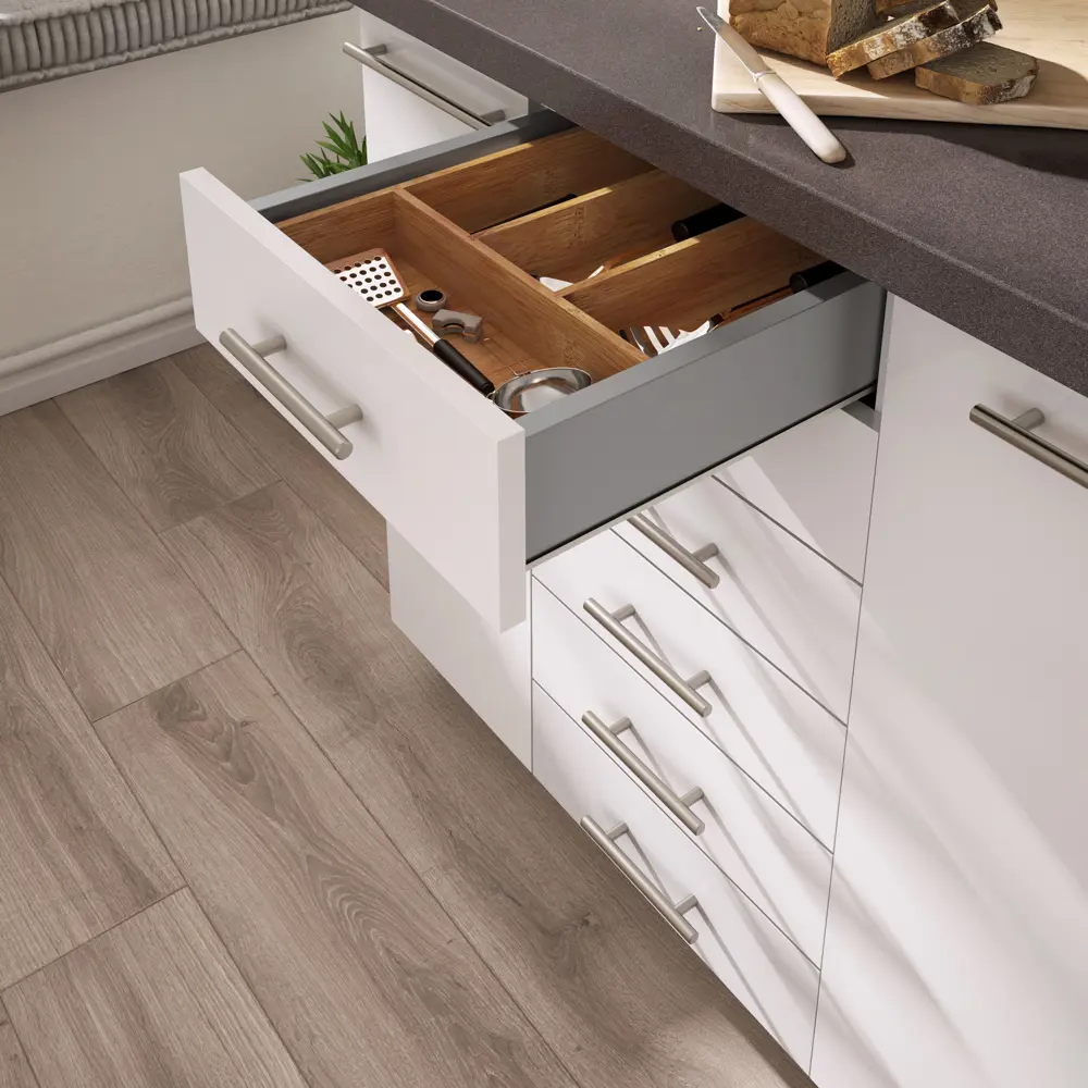 Ящик Delinia ID 36.8x9.4x48 см металл цвет серый 82109383 STLM-2050044 Отсутствует - Вид №4