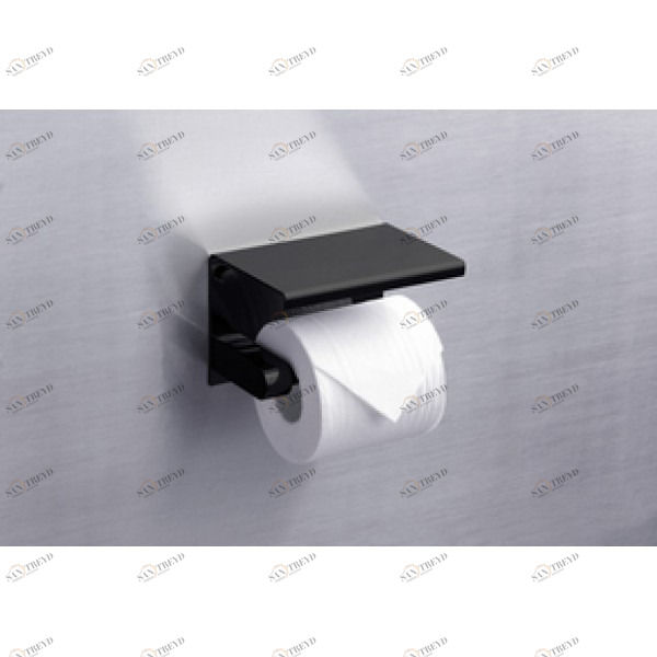 Бумагодержатель с полкой RUSH Edge ED77141Black sun-id-561104