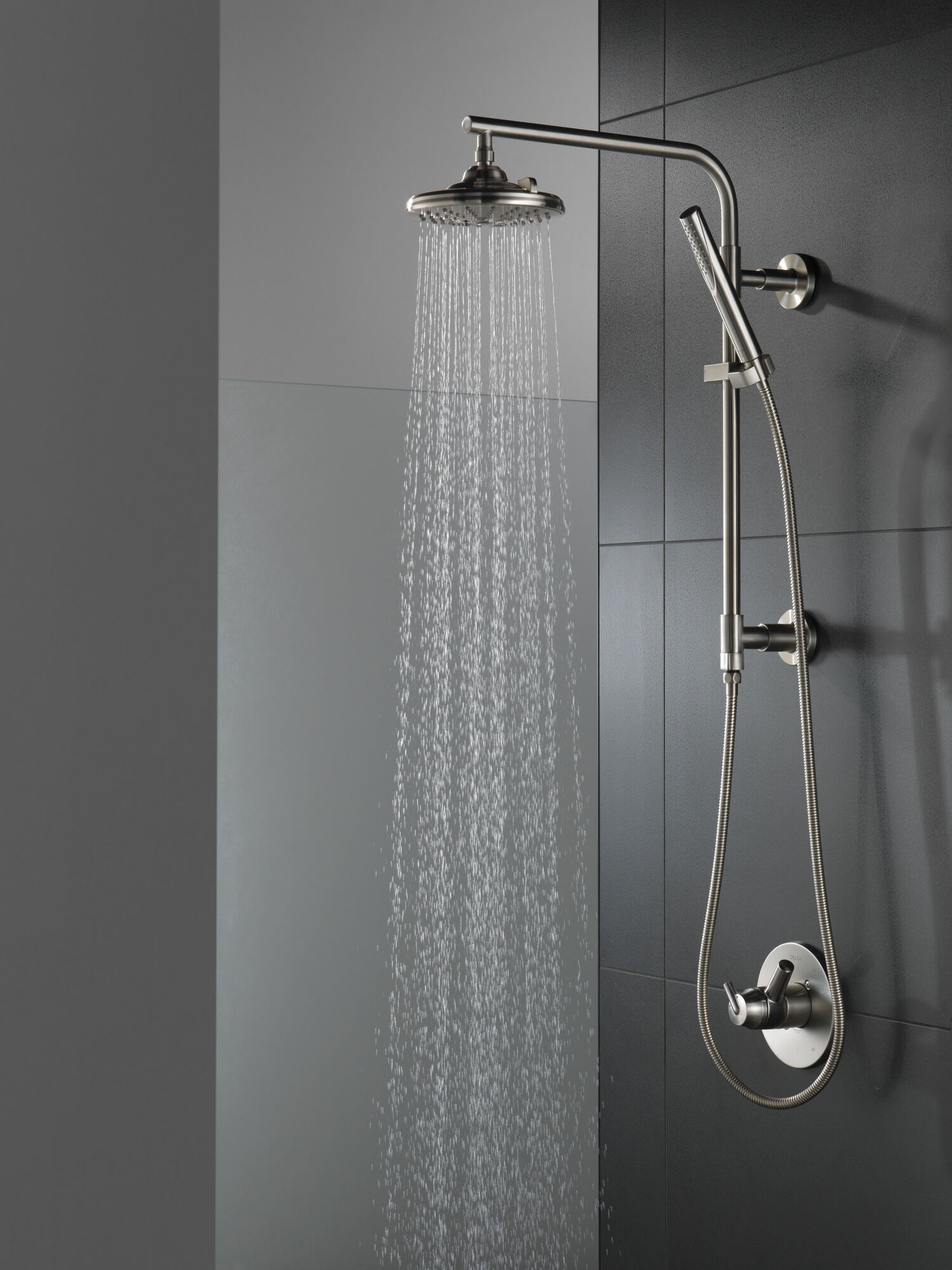 58810-SS Душевая колонна 18 дюймов, круглая Delta Faucet Universal Showering Нержавеющая сталь  - Вид №4