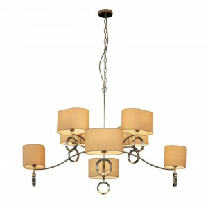 Подвесная люстра Divinare 4069/02 LM-8 DIVINARE ДИЗАЙНЕРСКИЕ 108099 Бежевый