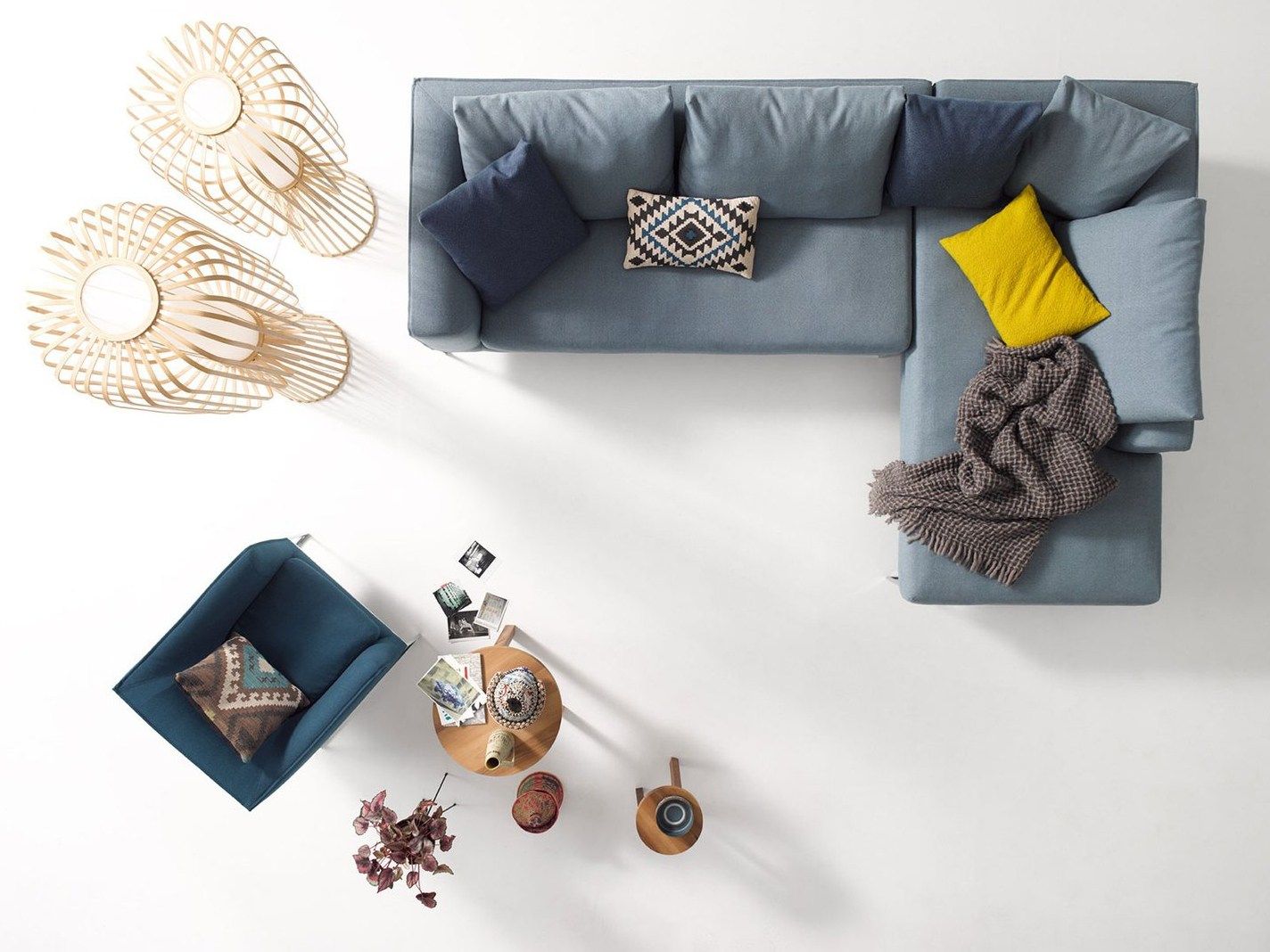 Секционный диван для контрактной ткани COR Mell Lounge ARCH-00042655 - Вид №6