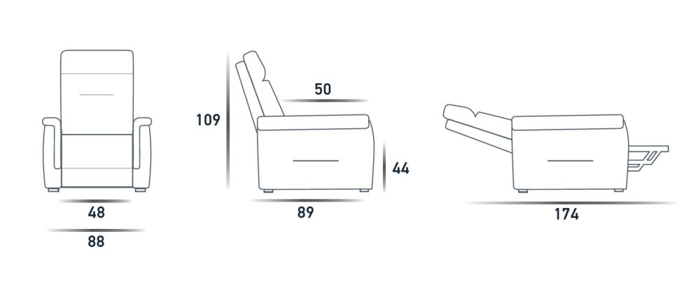 Кресло-Подъемник Lift-Relax 2 Motori  Spaziorelaxitalia  Vienna Vienna Lift-Relax 2 Motori  - Вид №4